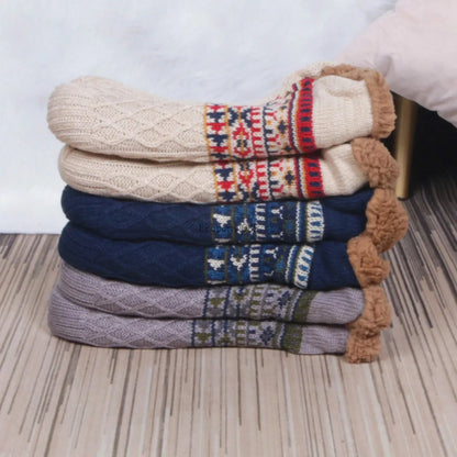 Chaussettes Pantoufles Thermiques Antidérapantes – Doublure Polaire Ultra Douce