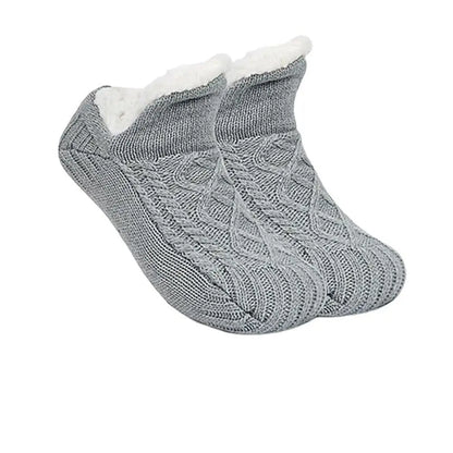 Chaussettes Pantoufles Thermiques Antidérapantes – Doublure Polaire Ultra Douce
