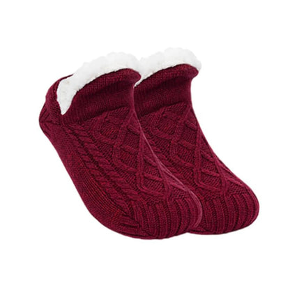 Chaussettes Pantoufles Thermiques Antidérapantes – Doublure Polaire Ultra Douce