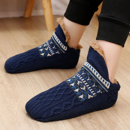 Chaussettes Pantoufles Thermiques Antidérapantes – Doublure Polaire Ultra Douce